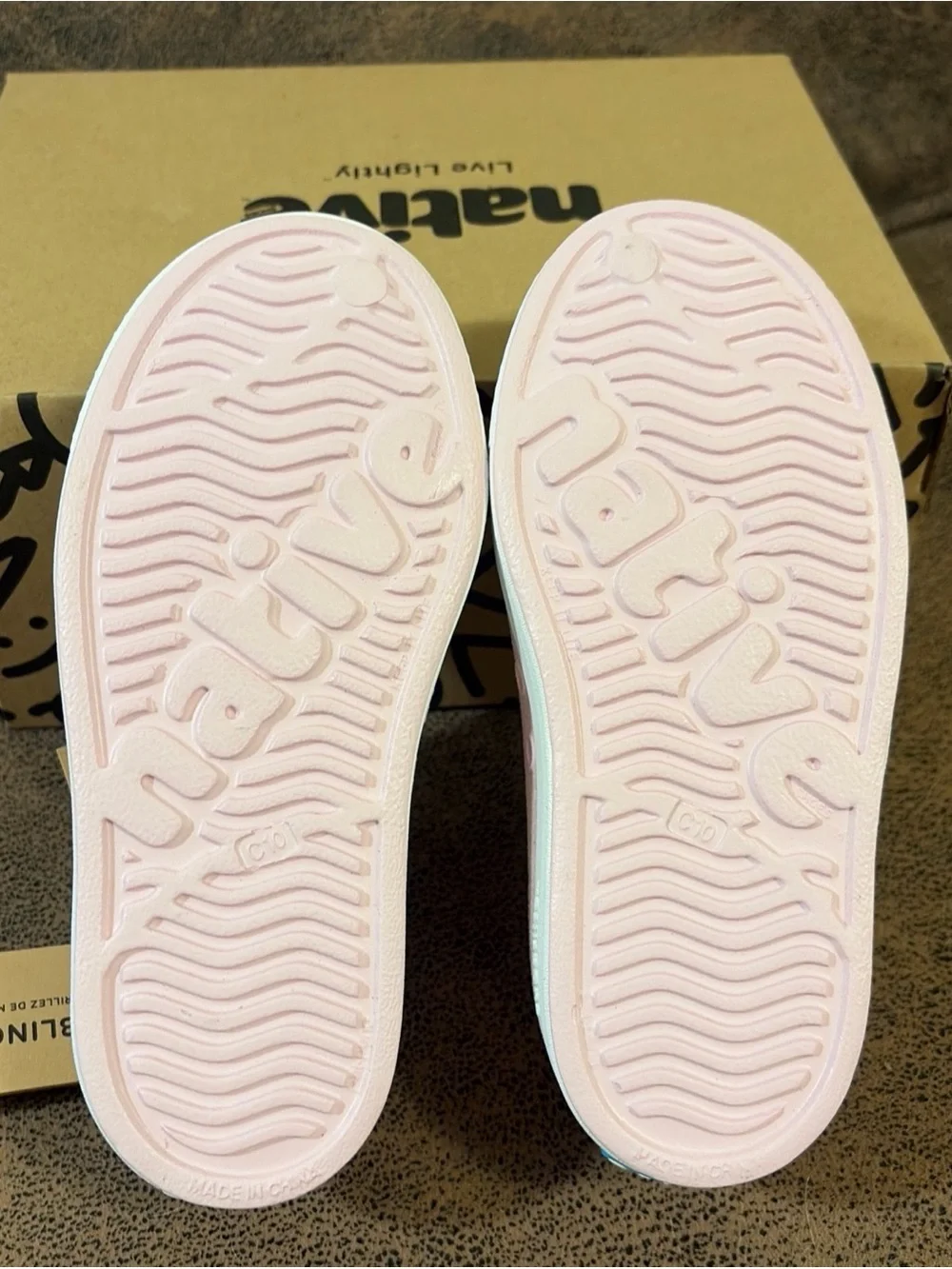 Native Shoes Unisex-Child Jefferson Bio-Bling Sneakers Size C10